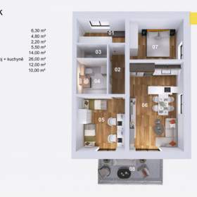 Foto inzerátu Prodej, byt 3+kk, 84 m2