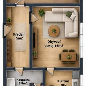 Foto inzerátu Prodej, byt 2+1, 45 m2