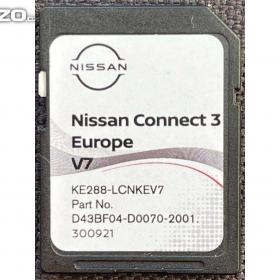 Mapy SD karta Nissan connect 3 -  Europa V7 2022 / 14778408