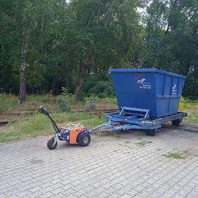 Foto inzerátu M9 Zallys, Elektrický Ručně Vedený Tahač vozíků