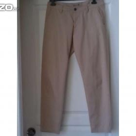 Fotka k inzerátu Prodám béžové kalhoty , vel. 40, zn. Orsay , s hnědým páskem / 13142382