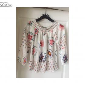 Prodám elegantní boho halenku zn. Desigual, vel. XS / 15443879