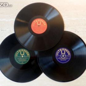Fotka k inzerátu Koupím staré šelakové gramofonové desky značky ULTRAPHON / 11063401