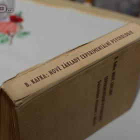 Foto inzerátu Prodám knihu B. Kafky Nové základy experimentální psychologie z r.1948