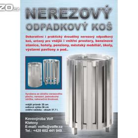 Fotka k inzerátu Venkovní ODPADKOVÝ KOŠ nerezový  / 17940169