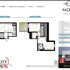 Foto inzerátu Prodej byty 3+kk, 129 m2 - Lipno nad Vltavou