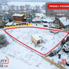 Prodej pozemky pro bydlení, 1 105 m2 -  Nová Ves / 19237194