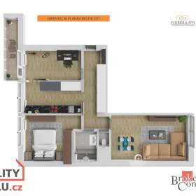 Foto inzerátu Prodej byty 3+1, 82 m² - Hradec Králové - Nový Hradec Králové