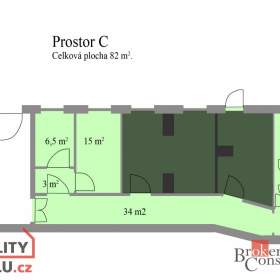 Foto inzerátu Pronájem sklady, 82 m2 -