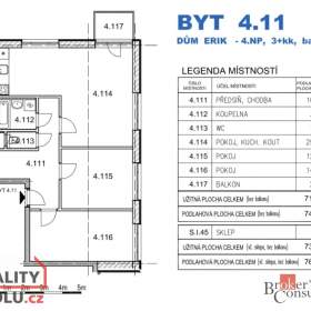 Foto inzerátu Prodej bytu 3+kk 71 m², Kladno