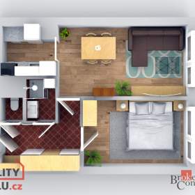 Foto inzerátu Prodej bytu 2+kk 45 m², Praha