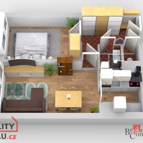 Foto inzerátu Prodej bytu 2+kk 45 m², Praha