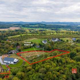 Prodej stavebního pozemku 4 351 m², Svojkov / 19629970