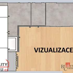 Foto inzerátu Pronájem bytu 1+kk 53 m², Praha