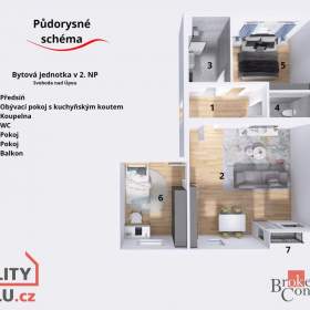 Foto inzerátu Prodej bytu 3+kk 79 m², Svoboda nad Úpou
