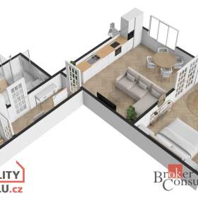 Foto inzerátu Prodej bytu 2+kk 65 m², Praha