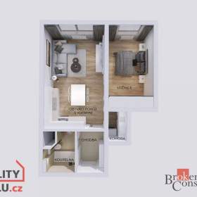 Foto inzerátu Pronájem bytu 2+kk 41 m², Praha