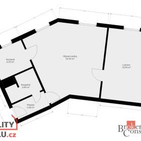 Foto inzerátu Prodej bytu 2+1 53 m², Praha