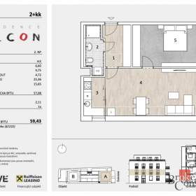 Foto inzerátu Prodej bytu 2+kk 57 m², Mělník
