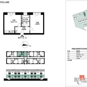 Foto inzerátu Prodej bytu 2+kk 47 m², Ostrava
