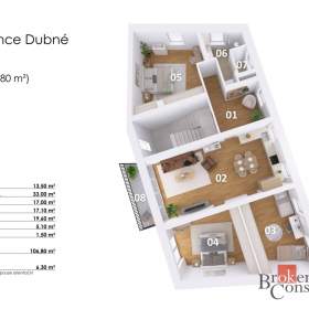 Foto inzerátu Prodej bytu 4+kk 110 m², Dubné