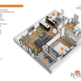 Foto inzerátu Prodej bytu 2+kk 54 m², Praha
