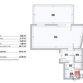 Foto inzerátu Prodej bytu 1+kk 35 m², Praha