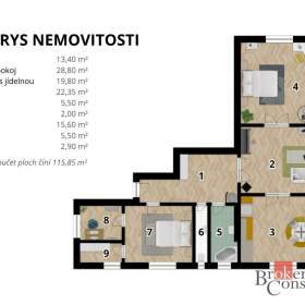 Foto inzerátu Prodej bytu 3+1 110 m², Liberec
