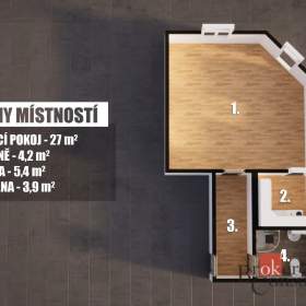 Foto inzerátu Pronájem bytu 1+kk 42 m², Děčín
