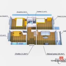 Foto inzerátu Pronájem bytu 3+1 80 m², Bezvěrov