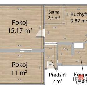 Foto inzerátu Prodej bytu 2+1 49 m², Tmaň