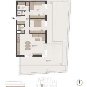 Foto inzerátu Prodej bytu 3+kk 87 m², Praha