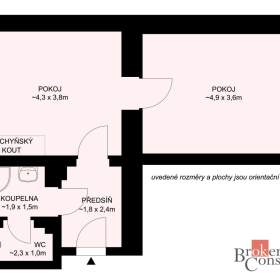 Foto inzerátu Prodej bytu 2+kk 46 m², Týn nad Vltavou