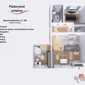 Foto inzerátu Prodej bytu 3+kk 79 m², Svoboda nad Úpou