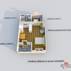 Foto inzerátu Pronájem bytu 1+kk 36 m², Plzeň