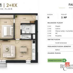Foto inzerátu Pronájem bytu 2+kk 57 m², Plzeň