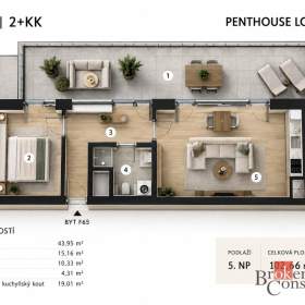 Foto inzerátu Prodej bytu 2+kk 103 m², Plzeň