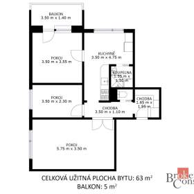 Foto inzerátu Prodej bytu 3+1 63 m², Bzenec