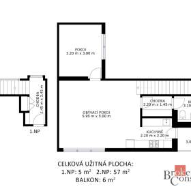 Foto inzerátu Prodej bytu 2+kk 67 m², Modřice