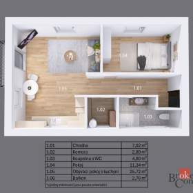 Foto inzerátu Prodej bytu 2+kk 55 m², Vochov
