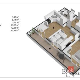 Foto inzerátu Prodej bytu 2+kk 56 m², Poděbrady