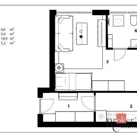 Foto inzerátu Pronájem bytu 1+kk 36 m², Žacléř