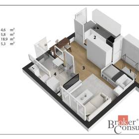 Foto inzerátu Pronájem bytu 1+kk 36 m², Žacléř