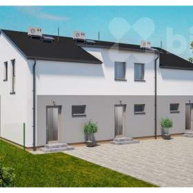 Mezonet, krajní bytová jednotka 3+KK, 86 m2, zahrada 181 m2 / 19098102