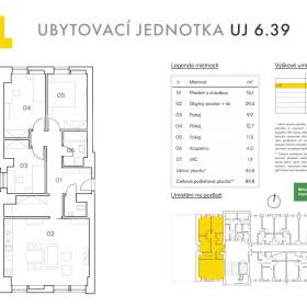 Foto inzerátu Prodej ubytovací jednotky v developerském projektu 4+kk o ploše 86 m2, ul. Koupelní, Hodonín