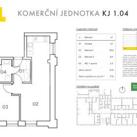 Foto inzerátu Prodej jednotky v developerském projektu o ploše 36 m2, ul. Koupelní, Hodonín