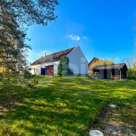 Prodej chalupy a velké stodoly, pozemek 3830 m2, Zahrádky u České Lípy / 19249425