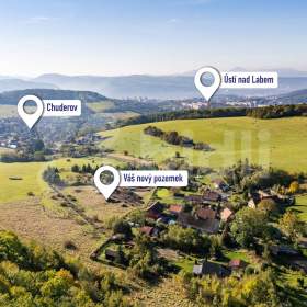 Foto inzerátu Prodej pozemku pro výstavbu RD v Chuderovci okr. Ústí nad Labem