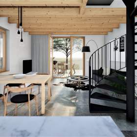 Foto inzerátu Apartmány 3+kk s vlastním pozemkem a terasou