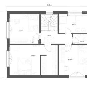 Foto inzerátu Novostavba RD, 5+kk, 135 m2, pozemek 655 m2, Pardubice - Doubravice